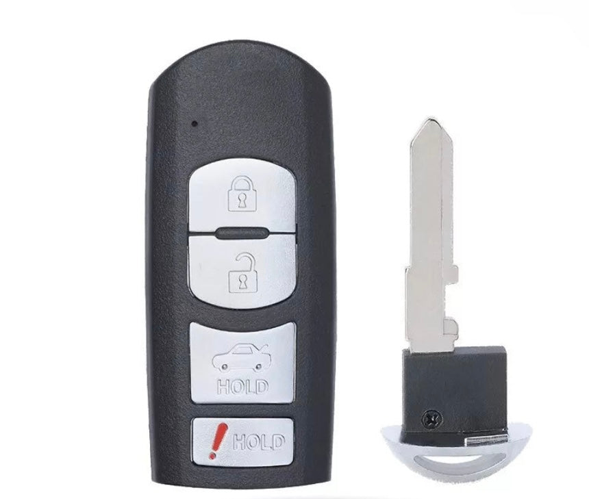 2009-2013 Mazda 6 / 4-Button Smart Key / PIN: GSYL-67-5RY / KR55WK49383 / AFTERMARKET 2009-2013 Mazda 6 / 4-Button Smart Key / PIN: GSYL-67-5RY / KR55WK49383 / AFTERMARKET